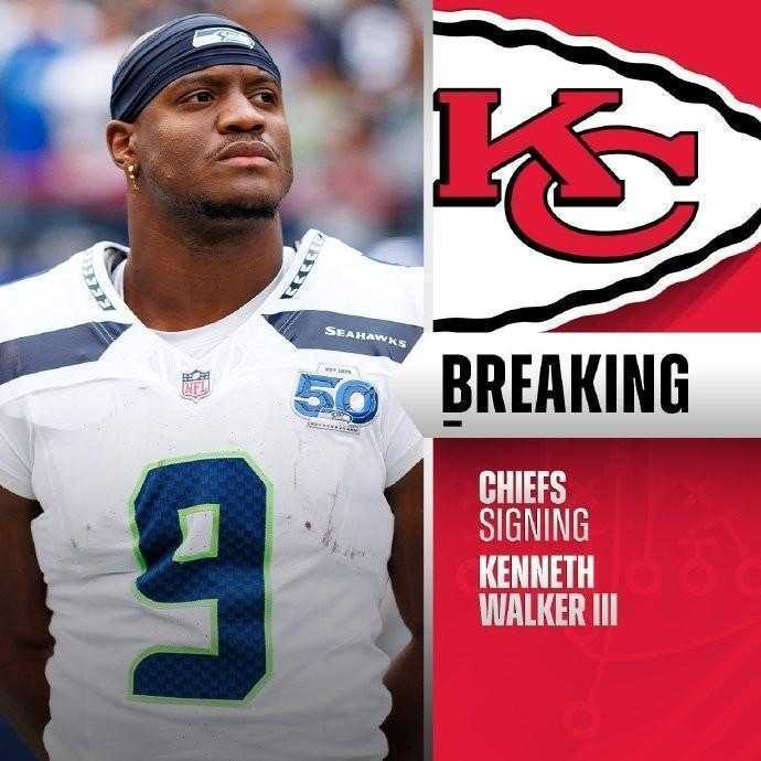 超级碗英雄沃克加盟酋长;三年高额合同刷新跑卫纪录。 体育新闻 超级碗英雄沃克加盟酋长;三年高额合同刷新跑卫纪录。 体育新闻