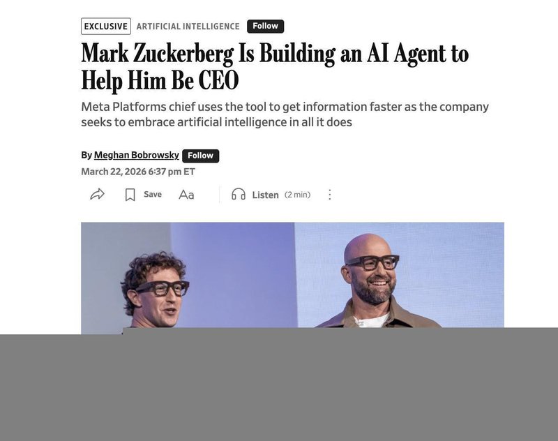 扎克伯格转向AI中枢,Meta内部悄然重塑管理核心。 IT技术 扎克伯格转向AI中枢,Meta内部悄然重塑管理核心。 IT技术