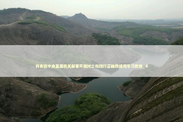 共青团中央直属机关部署开展树立和践行正确政绩观学习教育_4 新闻