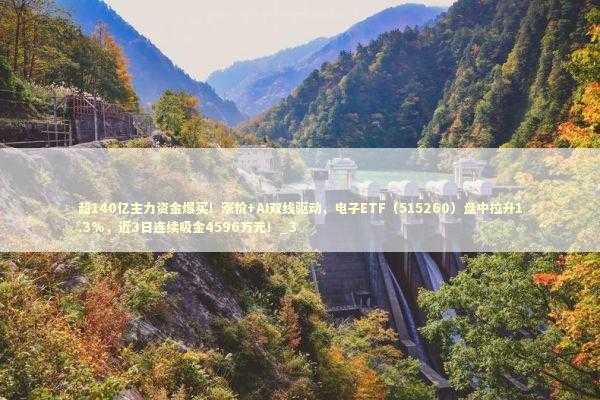 超140亿主力资金爆买!涨价+AI双线驱动,电子ETF(515260)盘中拉升1.3%,近3日连续吸金4596万元!_3 超140亿主力资金爆买!涨价+AI双线驱动,电子ETF(515260)盘中拉升1.3%,近3日连续吸金4596万元!_3 新闻