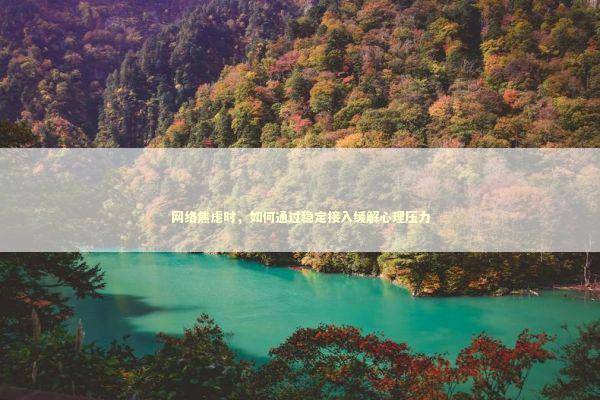 网络焦虑时，如何通过稳定接入缓解心理压力 新闻